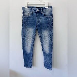 South Pole Boy’s Distressed Blue Skinny Jeans - Size 8